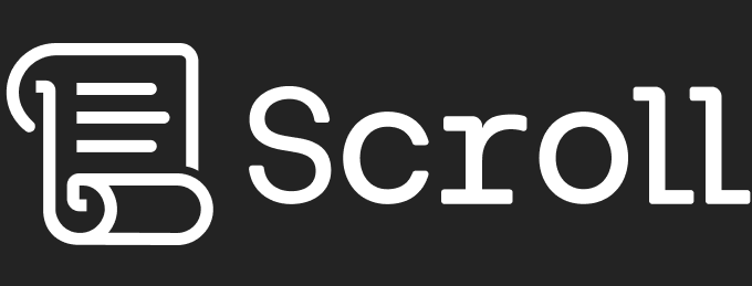 Scroll logo
